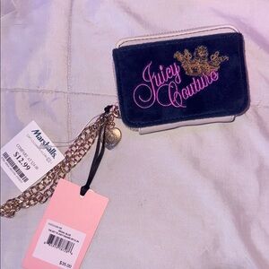 Juicy Couture Regal Blue The Key To Juicy Square Zip